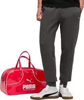 Puma Kelnės Vyrams Ess Elevated Pants Fl Dark Pilkas 688277 44
