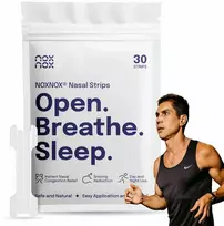 Nosies juostelės NOXNOX® – nuo knarkimo, lengvam kvėpavimui ir sportui, 30 vnt. pakuotėje
