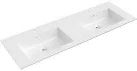 Dvigubas praustuvas Mexen Otis, 141 x 46,5 cm, Baltas glossy