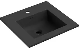 Praustuvas Mexen Otis, 51 x 46,5 cm, Juodas matt - 25185071