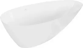 Konglomerato vonia Mexen Milano, 150 x 82 cm, Baltas gloss