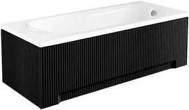 Vonia Besco Bona, 140 x 70 cm, su rifliuota juoda apdaila