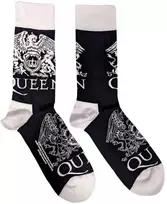 Rock Queen Baltas Crests Kojinės