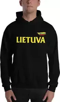 Superfanas Juodas Džemperis Lietuva, Dydžiai: XXL