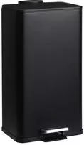 DELTA metalinė šiukšliadėžė, juoda, 30 l