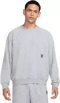 Nike Džemperis Vyrams M Nk Df Heritage Fl Top Pilkas HJ3136 077
