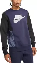 Nike Džemperis Vyrams Nsw Hybrid Flc Crew Mėlyna DJ5075 451