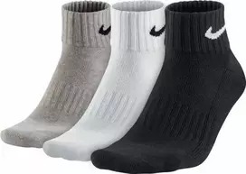 Nike Kojinės U NK Cush NS 3PR-Value Juodas Baltas Pilkas SX4926 901