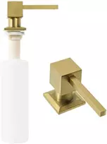 Muilo/ploviklio dozatorius plautuvėms Rea Square, Brushed Gold