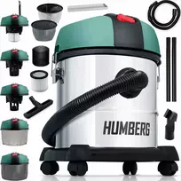 Pramoninis dulkių siurblys, 20L talpa, 1200W galia, šlapiam ir sausam siurbimui, pelenų ir šiukšlių siurblys