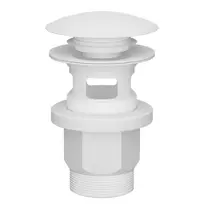 Plastbrno Nutekėjimo sifonas kriauklei 1 1/4' Klik-klak, Balta