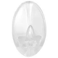 RIDDER Lipnus kabliukas, plastikinis, skaidrus, M dydis, 3 vnt.