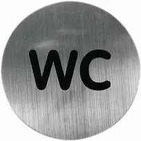 Durų ženklas RIDDER WC Matinis chromas