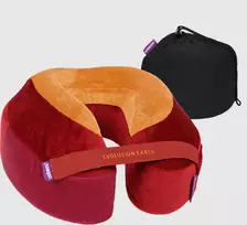 Kelioninė pagalvėlė kaklui Evolution Earth Deluxe, raudona/oranžinė