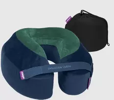 Kelioninė pagalvėlė kaklui Evolution Earth Deluxe, mėlyna/žalia