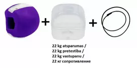 Veido raumenų treniruoklis, 22 kg atsparumas.