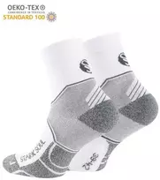 Unisex sportinės kojinės Stark Soul, baltos, 2 poros