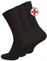 Medicininės kojinės diabetikams be guminės kraštelės VCA Textil, 3 poros