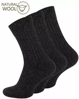 Norvegiškos vilnonės vyriškos kojinės VCA Textil, 3 poros