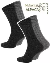 Plonos žieminės kojinės su alpakos vilna VCA Textil, 4 poros