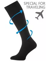 Kelioninės kompresinės atraminės kojinės iki kelių VCA Textil, 3 poros