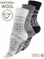 Norvegiškos vilnonės kojinės HYGGE „Vincent Creation“, 3 poros