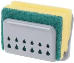 Ultra Clean Kempinės laikiklis su siurbtuku, praktiškas ir kompaktiškas