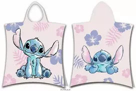 Disney Poncho vaikams 50x115 Lilo and Stitch rožinė ręcznik su kapturem dziecięcy Jf24