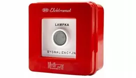 Elektromet Raudonas paviršinis signalinis žibintas LS 24c ID 911491