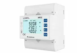 Lumel NR32 trifazis tinklo parametrų matuoklis, skirtas 3P ir 4P tinklams, 100 V - 600 V, NR32 330102MH200M0
