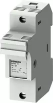 Siemens Saugiklių lizdas cilindriniams saugikliams 14x51mm 50A 1 poliaus. DIN bėgeliui 3NW7111