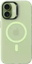 Benks Magnetic Lucid Armor dėklas (C067) skirtas Apple iPhone 17 žalias (Camera Control Button)