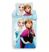 Patalynė bawełniana 140x200 Frozen Kraina Lodu melsva poszewka 70x90 Jf24