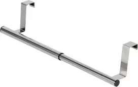 Bathroom Solutions Virtuvės rankšluosčių laikiklis, 25-40 cm, reguliuojamas, nerūdijančio plieno