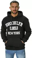 Vyriškas juodas džemperis Brooklyn
