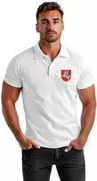 Vyriški balti polo marškinėliai Herbas