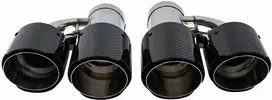 Poujoulat Duslintuvo antgalis, 101 mm x 2 įvadas, 76 mm anglies blizgesio rinkinys