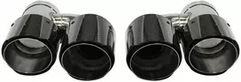 Poujoulat Duslintuvo antgalis, 101 mm x 2 įvadas, 76 mm anglies blizgesio rinkinys