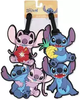Peers Hardy Disney Stitch & Angel set of 4 luggage labels