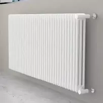 radiators Ardesia 3 rindu, H-500, 22 sekcijas, sānu 2, balts RAL9010