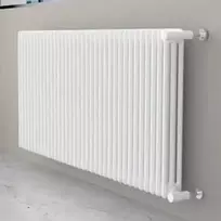 radiators Ardesia 3 rindu, H-500, 19 sekcijas, sānu 2, balts RAL9010