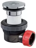 izlietnes/mēbeļu sifons Nano 6.7 ar izplūdi Quick Clac, 1¼ x 32 mm, bez noteces, ar pretsmakas vārst