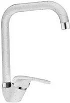 Vandens maišytuvas virtuvės praustuvei 004 Nixie 40mm baltas