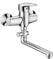 Vandens maišytuvas ilgu snapu voniai 016 Nixie 40mm chromuotas