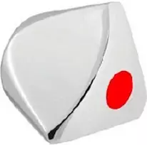 Vandens maišytuvo rankena Globo Rubineta 7x7mm raudona
