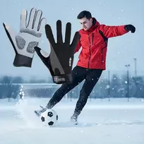 Realprices „Full Touch“ žieminės sportinės dviračių pirštinės bėgimo dviračiui XL dydžio