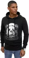 Vyriškas juodas džemperis Panda