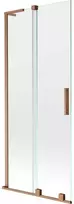 Vonios sienelė Mexen Velar L, 80 x 150 cm, Brushed copper/Transparent
