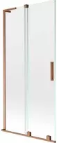 Vonios sienelė Mexen Velar L, 90 x 150 cm, Brushed copper/Transparent