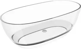 Vonia Mexen Pure Clear Transparent, 170 x 80 cm, su chromo dangteliu